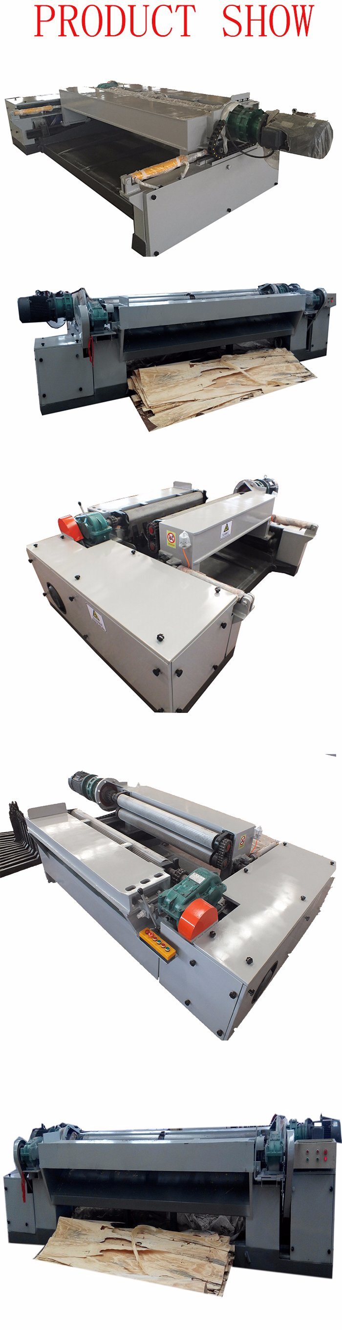 Descortezadora de troncos de madera sin husillo de 8 pies para máquina peladora de chapa