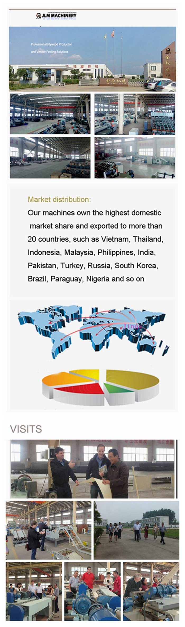 Descortezadora de troncos para máquina de carpintería