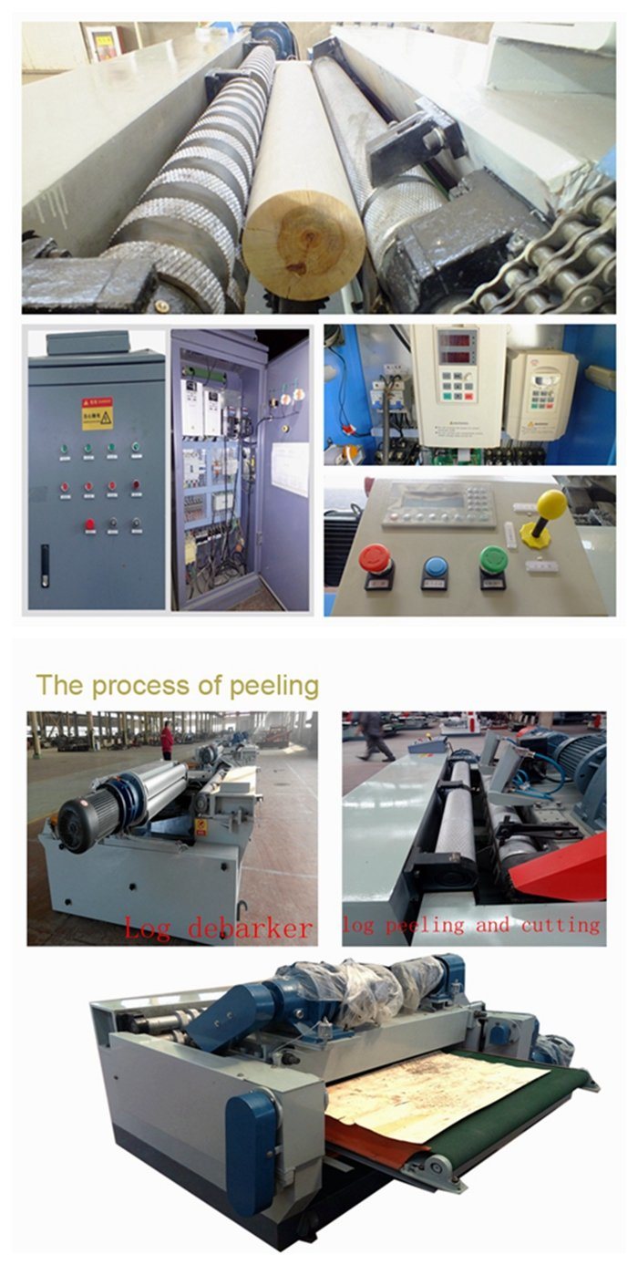 Máquina automática de chapa peladora de troncos