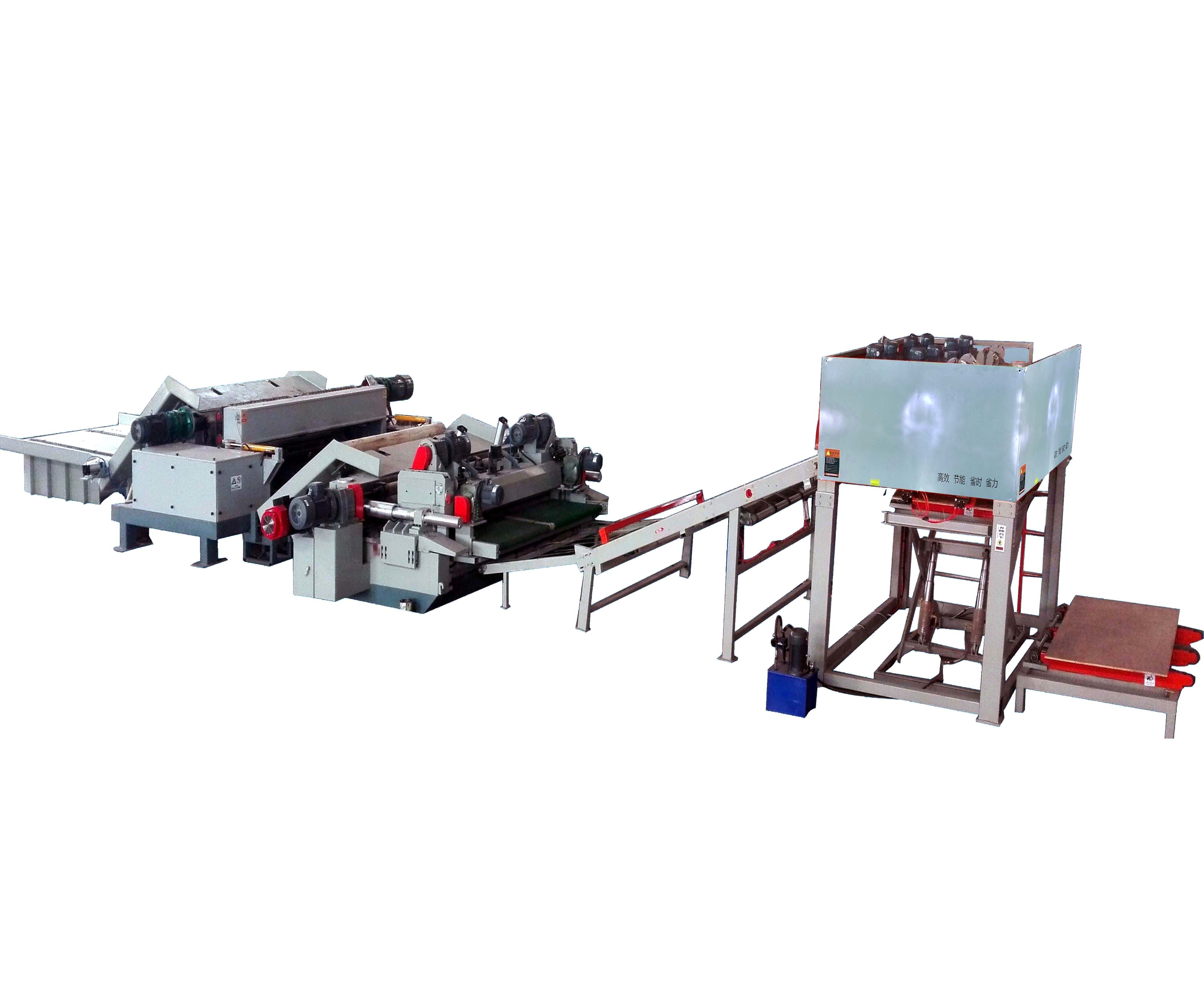 Línea de pelado de chapa de madera contrachapada