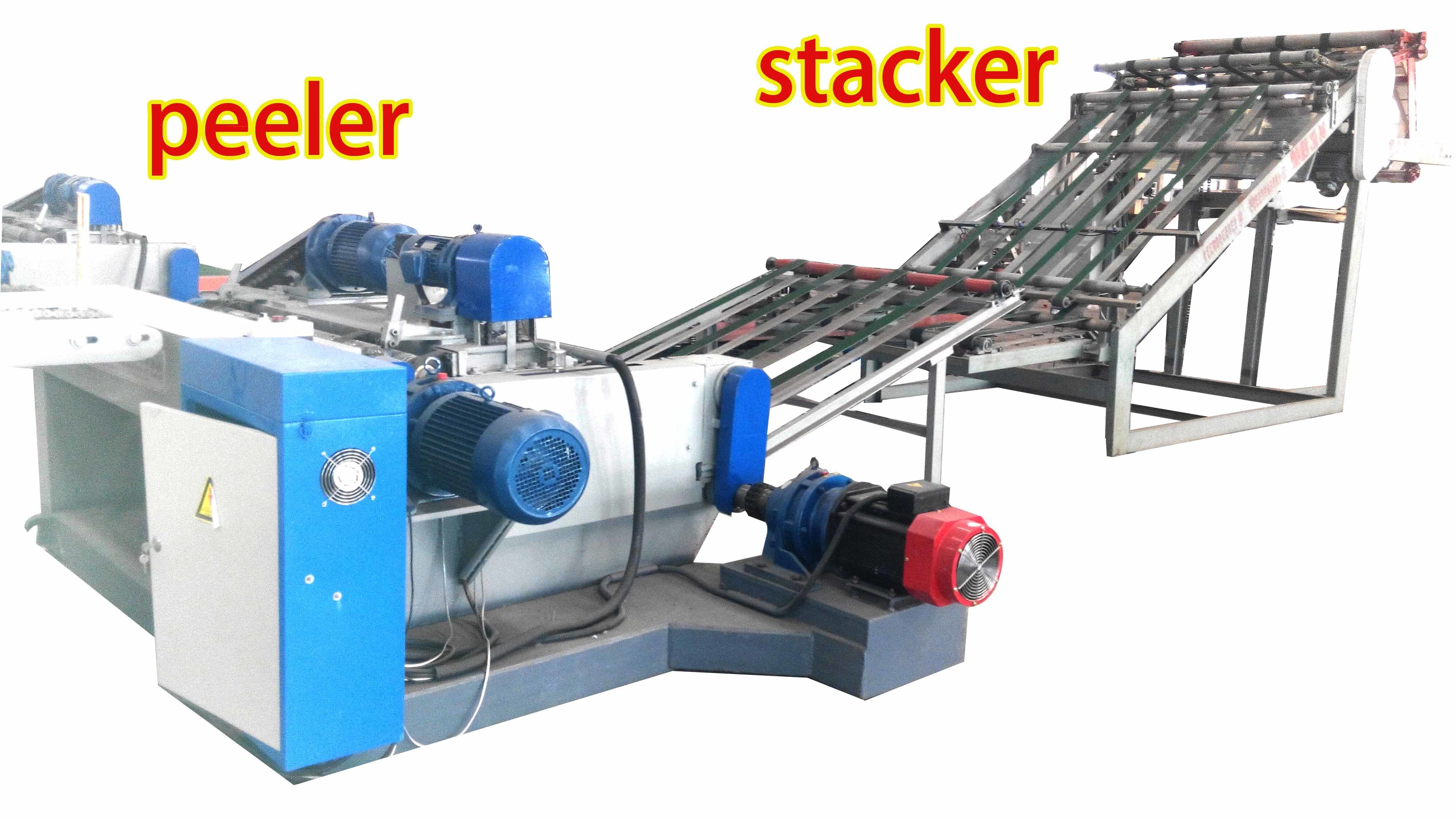 Línea de producción automática de pelado rotativo de chapa de madera