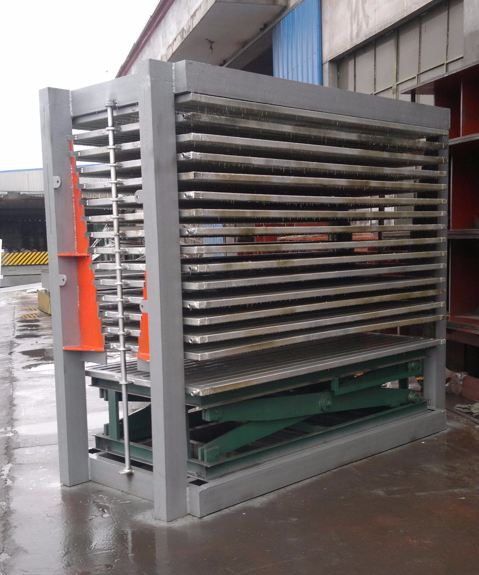 Máquina de secado de chapa de núcleo de máquina de madera contrachapada