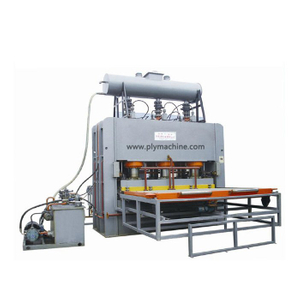 Máquina de prensado en caliente de melamina de ciclo corto para la chapa frontal de película de madera contrachapada