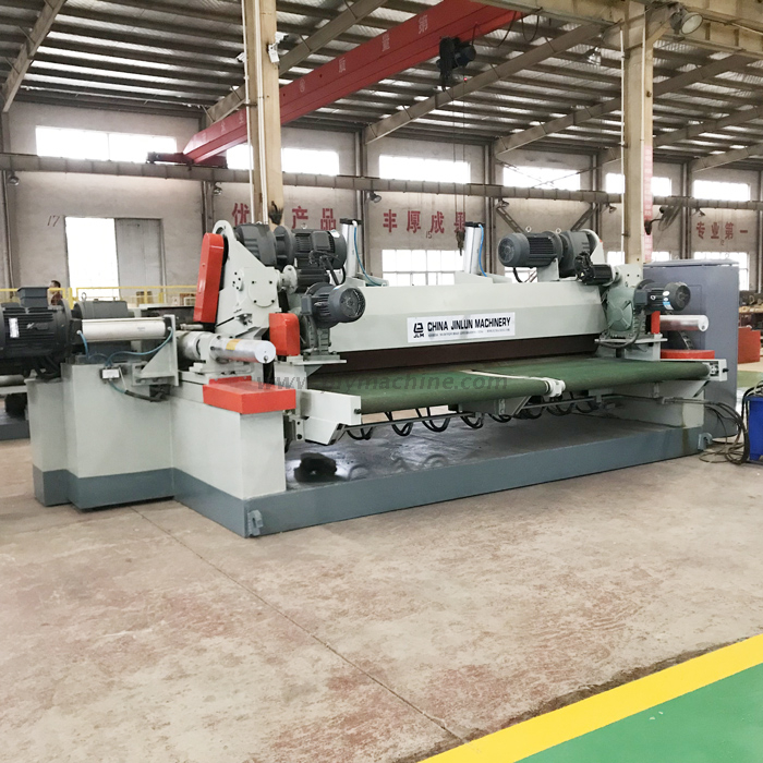 Peladora hidráulica de chapa de madera sin husillo