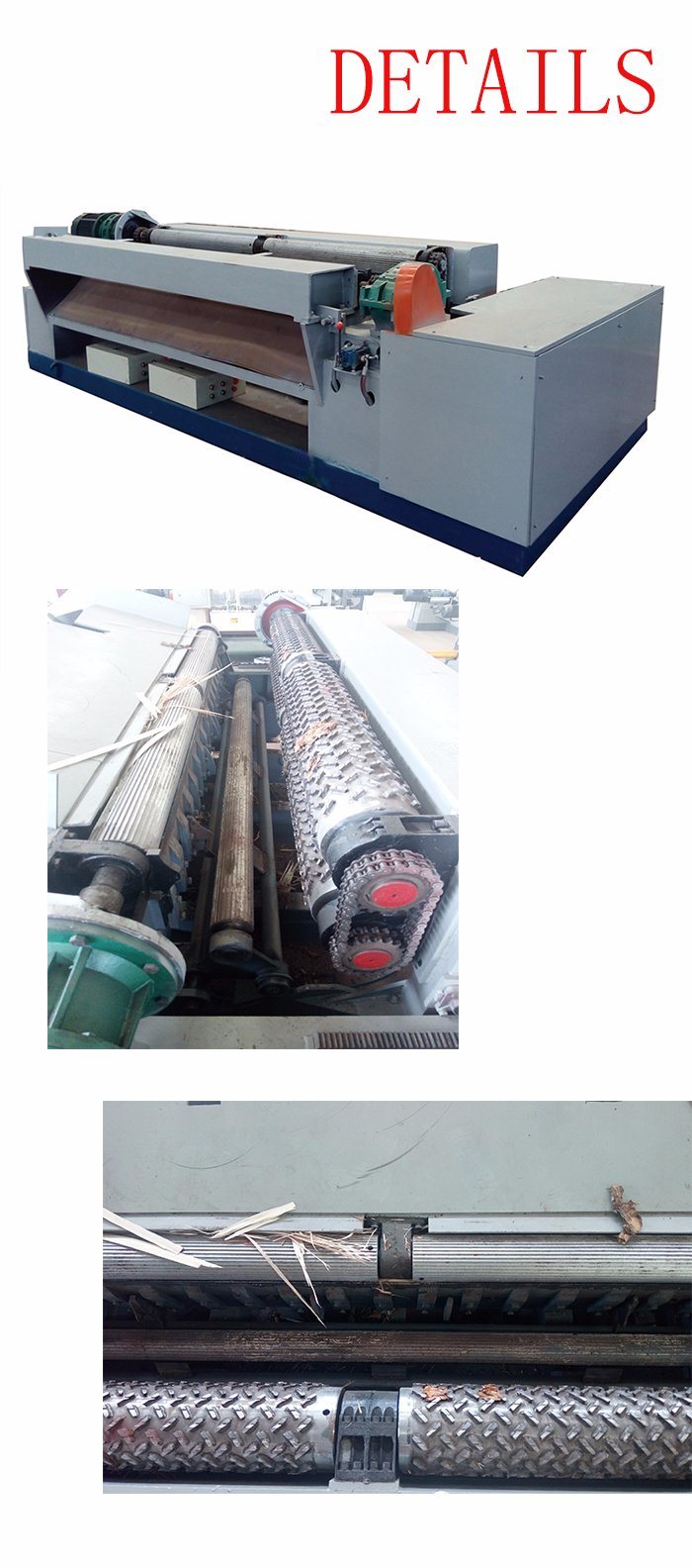 Descortezadora de troncos de madera sin husillo de 8 pies para m&aacute;quina peladora de chapa