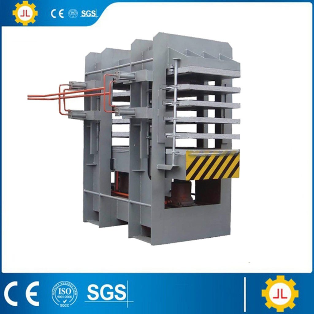 Tablero a base de madera 500 T Torno de prensa en caliente con 10 capas