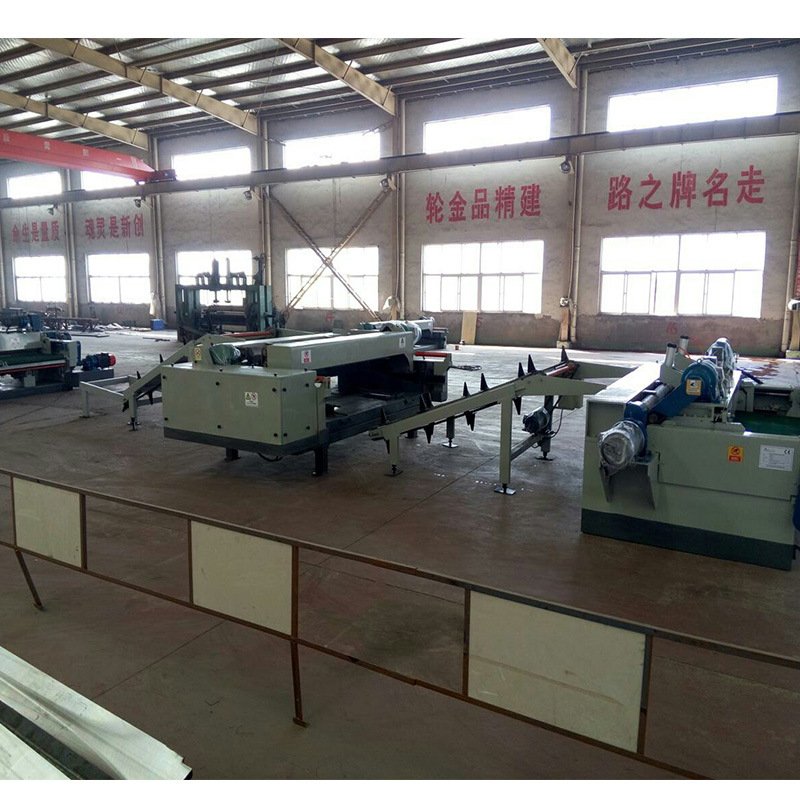 Pelado de chapa simple para línea de torno de madera contrachapada