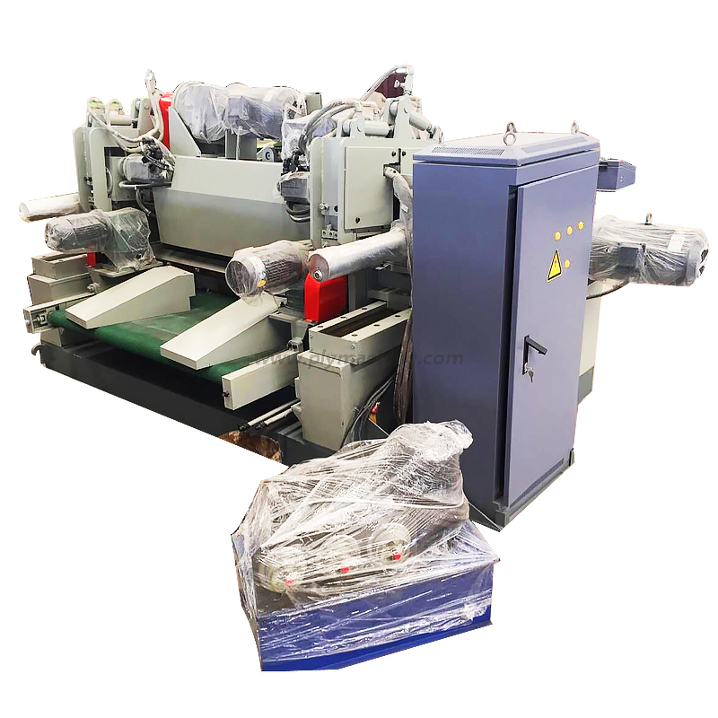 Máquina peladora de chapa de husillo de madera contrachapada CNC Shandong Jinlun, cortador rotativo de 4 pies