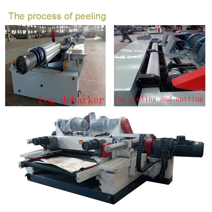 M&aacute;quina peladora y cortadora de madera contrachapada de 4 pies