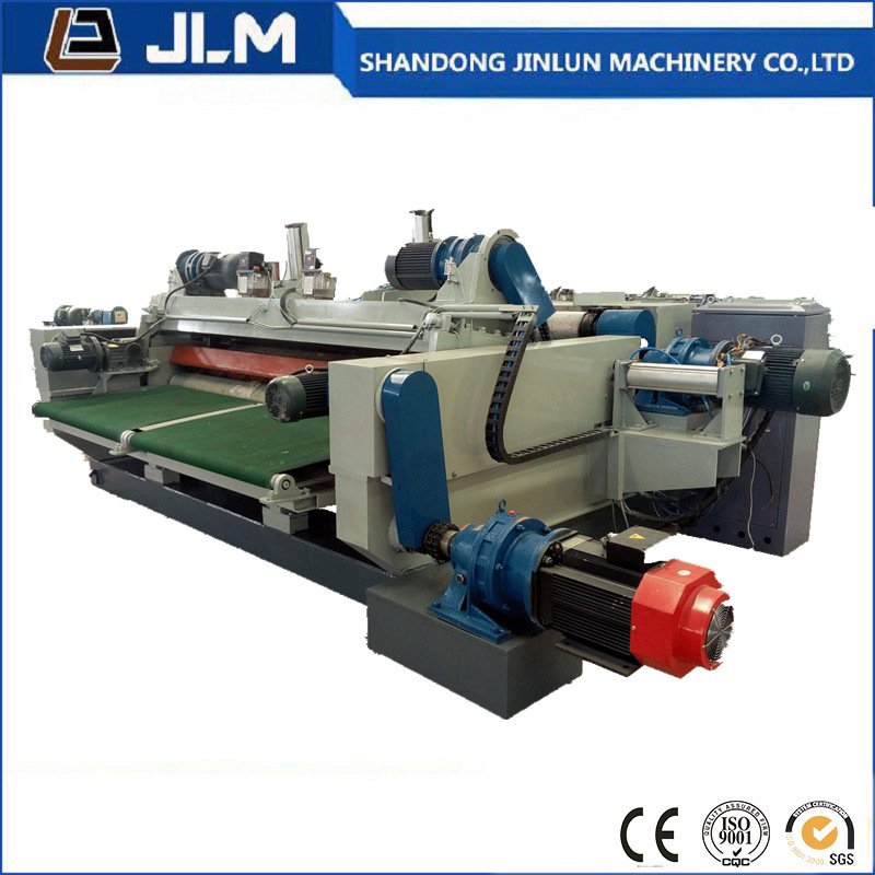 Máquina de corte y pelado de chapa de troncos