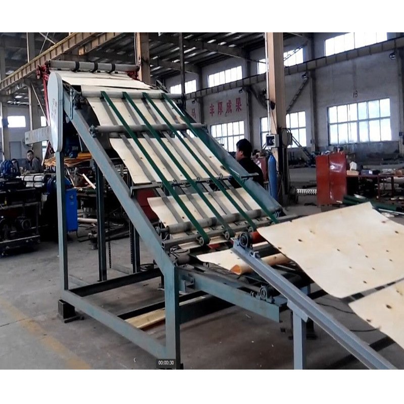 Máquina apiladora automática de chapa de producción de madera contrachapada