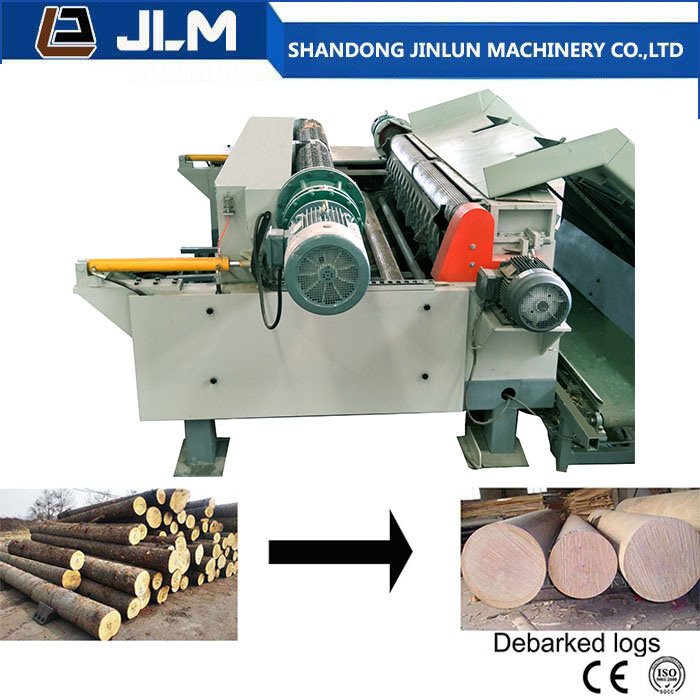 Descortezadora de troncos de madera