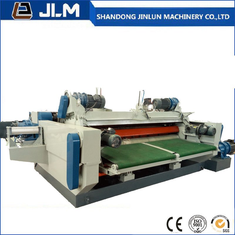 Máquina peladora de madera contrachapada semiautomática de 8 pies