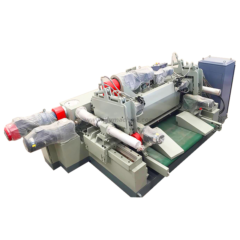 Máquina peladora de chapa de husillo de madera contrachapada CNC Shandong Jinlun, cortador rotativo de 4 pies