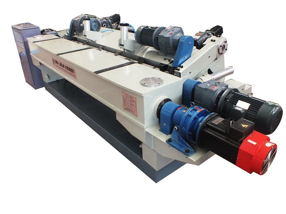 Torno de pelado de chapa CNC de 8 pies para línea de producción de madera contrachapada