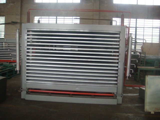 La máquina secadora de chapa de madera de aire caliente de 8 pies