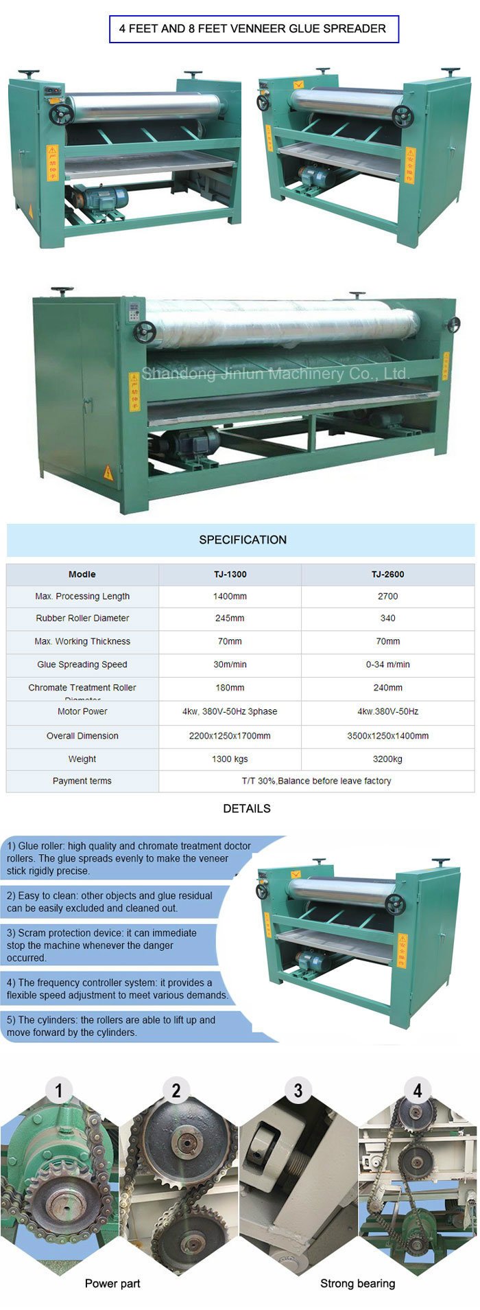 M&aacute;quina de carpinter&iacute;a m&aacute;quina de pegamento de chapa/m&aacute;quina de fabricaci&oacute;n de madera contrachapada/esparcidor de pegamento