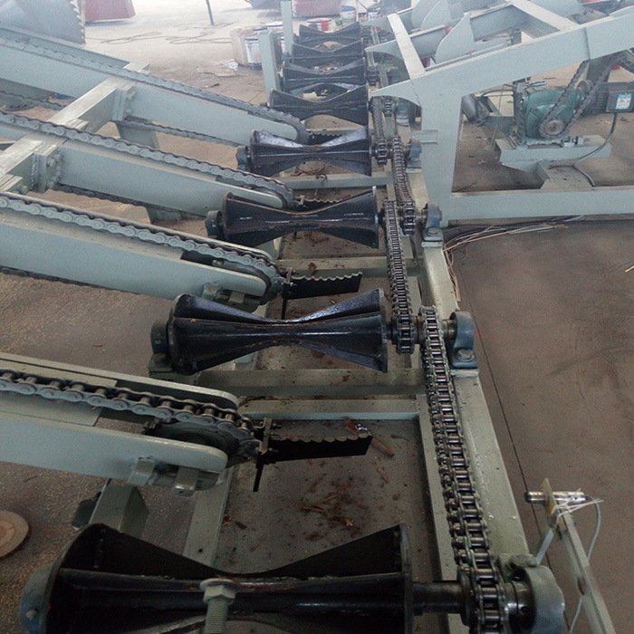 L&iacute;nea de producci&oacute;n autom&aacute;tica de pelado rotativo de chapa de madera