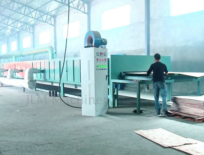 La l&iacute;nea de secado Core Veneer para la l&iacute;nea de producci&oacute;n de madera contrachapada