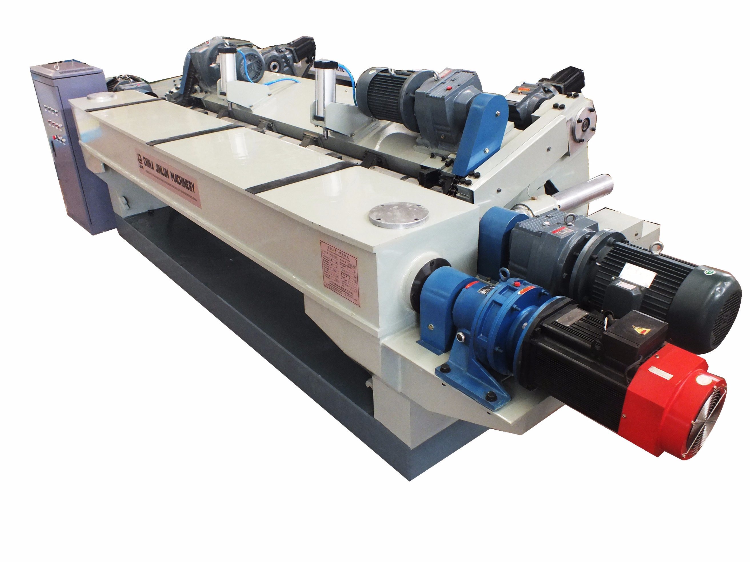 Shandong Jinlun 2600 mm alimentación automática de la marca líder de chapa de madera peladora para madera contrachapada