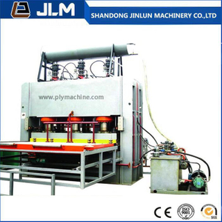La máquina de prensado en caliente de chapa frontal de melamina de ciclo corto 1200 T 4*8 