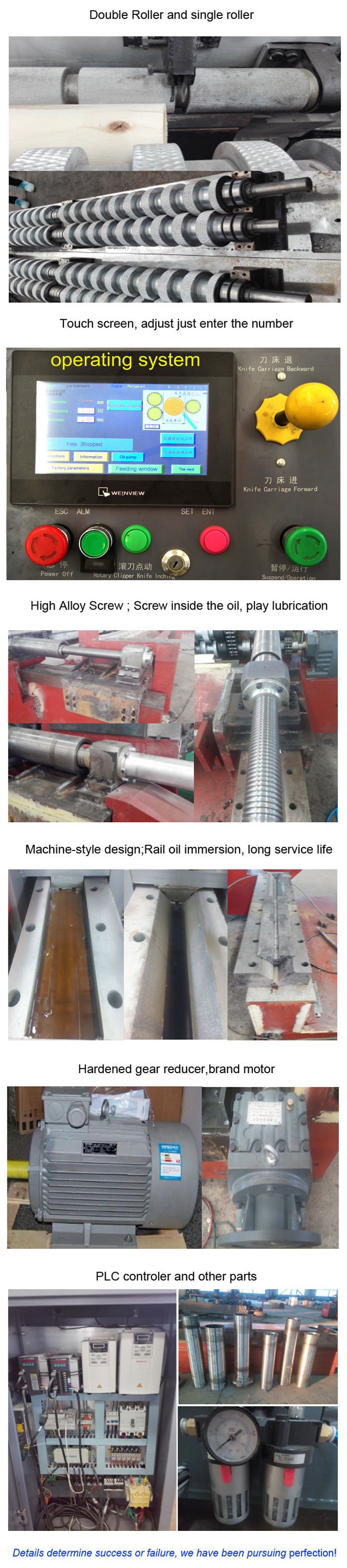 Torno de pelado de chapa de madera CNC de madera contrachapada china