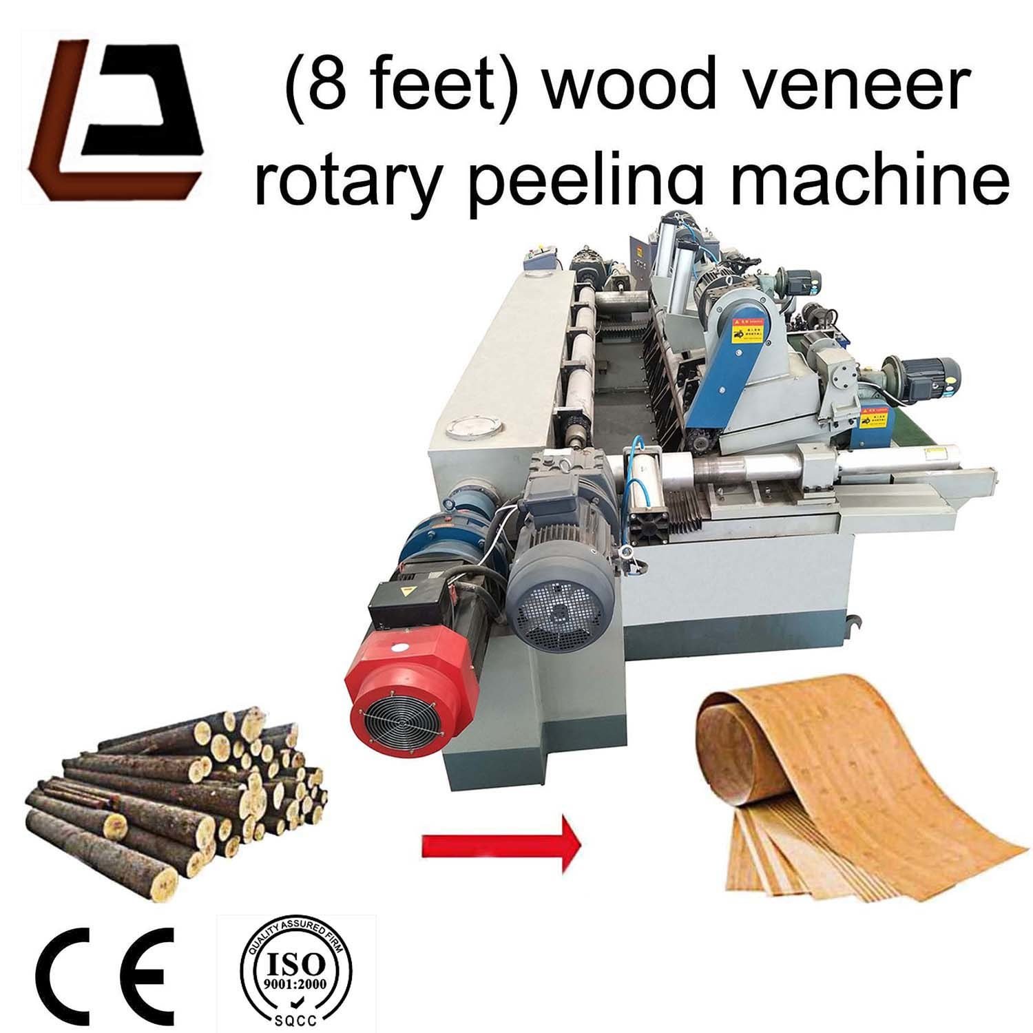 Torno de pelado de chapa de madera CNC de madera contrachapada china
