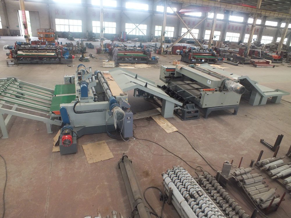 Línea de producción automática de chapa de madera contrachapada de 8 pies