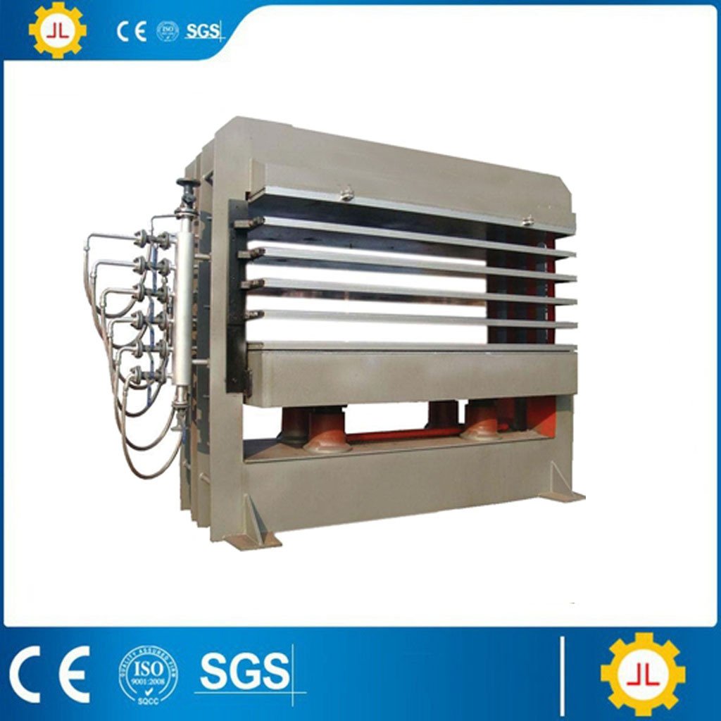 Tablero a base de madera 500 T Torno de prensa en caliente con 10 capas